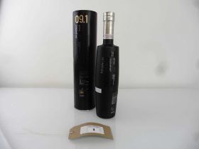 +VAT A bottle of Octomore 09.1 Super Heavily Peated Islay Single Malt Whisky Aged 5 Years 70cl 59.1%