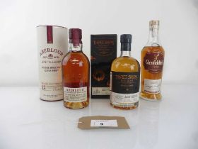 +VAT 3 bottles of Whisky, 1x Aberlour Speyside Single Malt Whisky 12 Years old Non Chill-Filtered