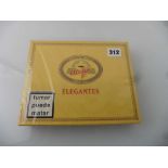 A box of 25 Alvaro Elegantes Cigars sealed in film
