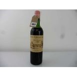 A bottle of Vieux Chateau Certan 1966 Grand Cru Pomerol (ullage mid/upper mid shoulder)