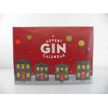 +VAT A Gin Advent Calendar with 24 assorted miniatures 5cl each (Note VAT added to bid price)
