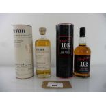 +VAT 2 bottles, 1x Glenfarclas 105 Cask Strength Highland Single Malt Scotch Whisky with carton