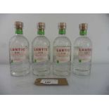 +VAT 4 bottles of Lantic Cornish Gin Special Morva Edition by The Skylark Distillery 40% 70cl (