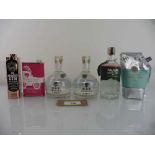 +VAT 6 various tins/bottles of Gin, 1x Tin of Diddly Squat Farm Gin with Juniper Beetroot Apple &