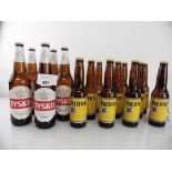 +VAT 17 bottles, 5x Tyskie Gronie Polish Lager 5% 65cl & 12x Cerveza Pacifico Clara Mexian Beer 4.5%