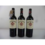 3 bottles of Chateau Canon la Gaffeliere 2009 Saint-Emilion Grand Cru