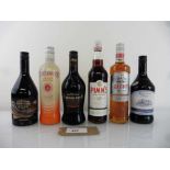 +VAT 6 bottles, 1x Pimm's No.1 Cup 25% 70cl, 1x Whyte & Mackay Light Spirit drink 21.5% 70cl, 1x