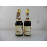2 bottles of Monimpex 1975 Tokaji Aszu 5 Puttonyos dessert wine