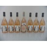 +VAT 7 bottles Rose, 6x Sacha Lichine Caves D'Esclans Rock Angel Cotes de Provence 2021 & 1x M&S