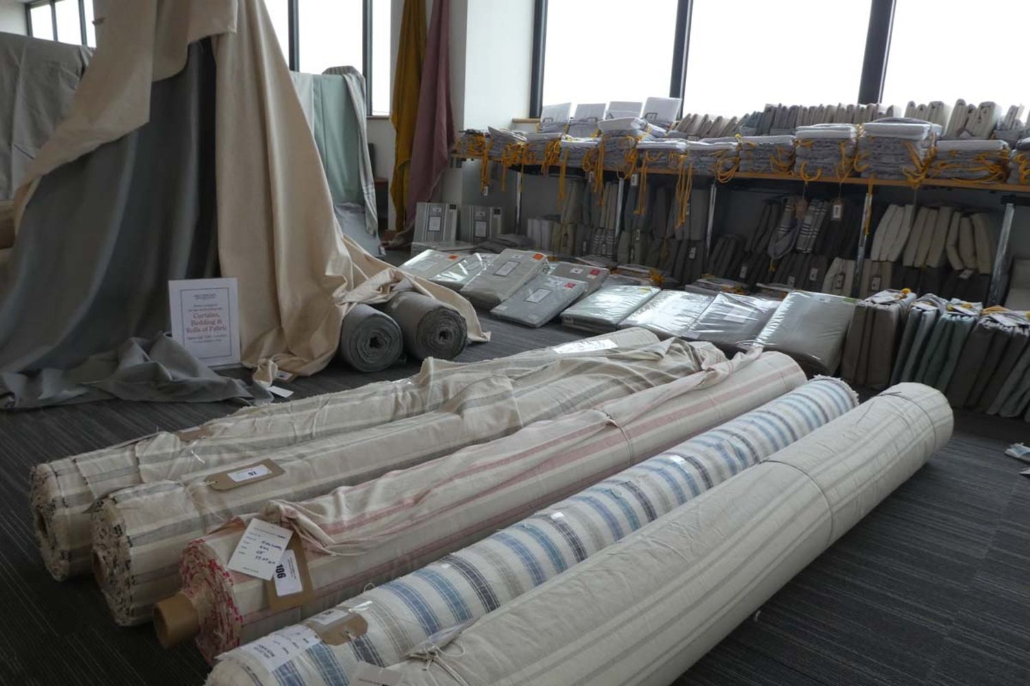 Saleroom 1 Curtains Bedding and Rolls of Fabric
