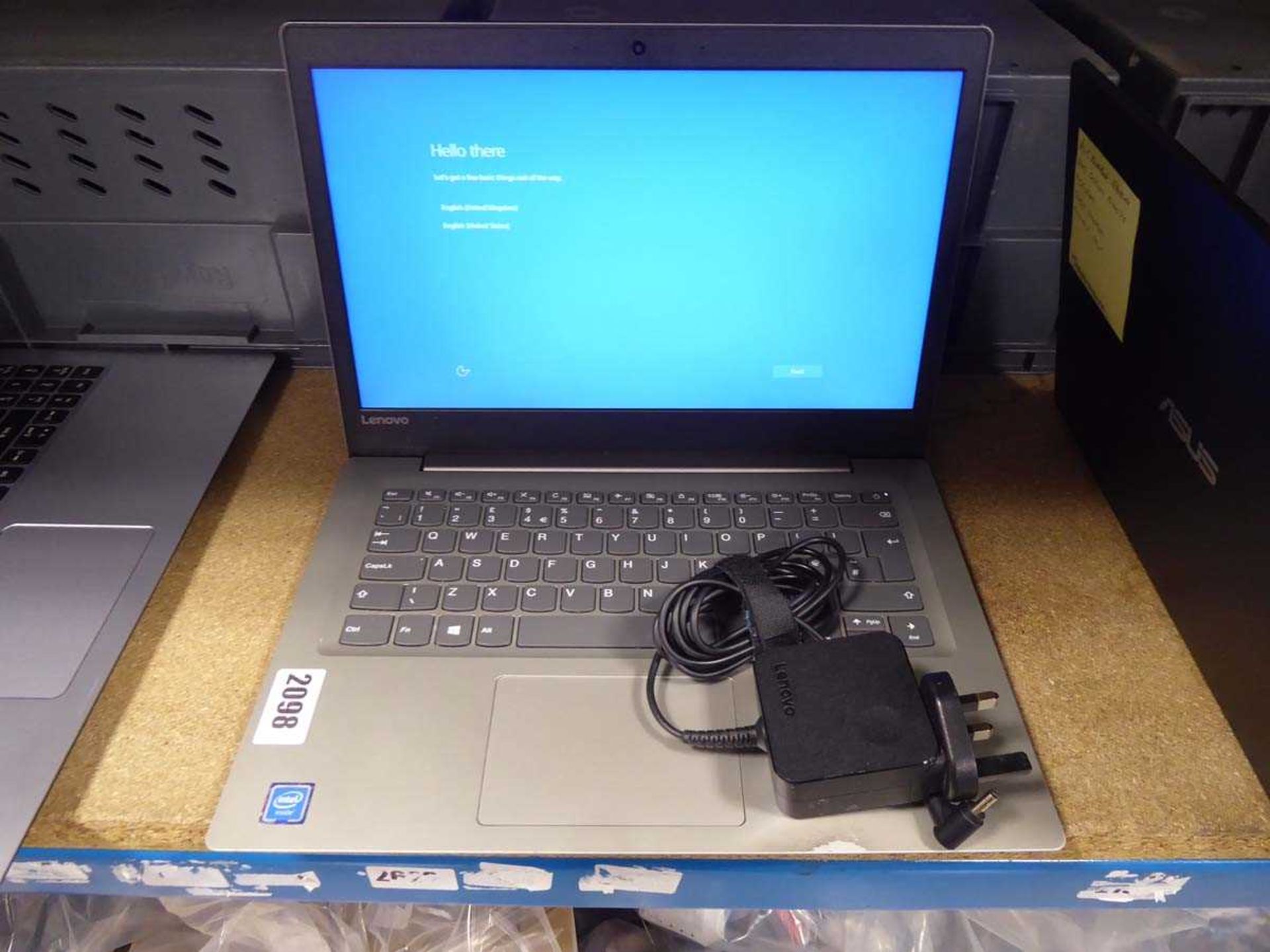 Lenovo laptop with Intel processor with psu