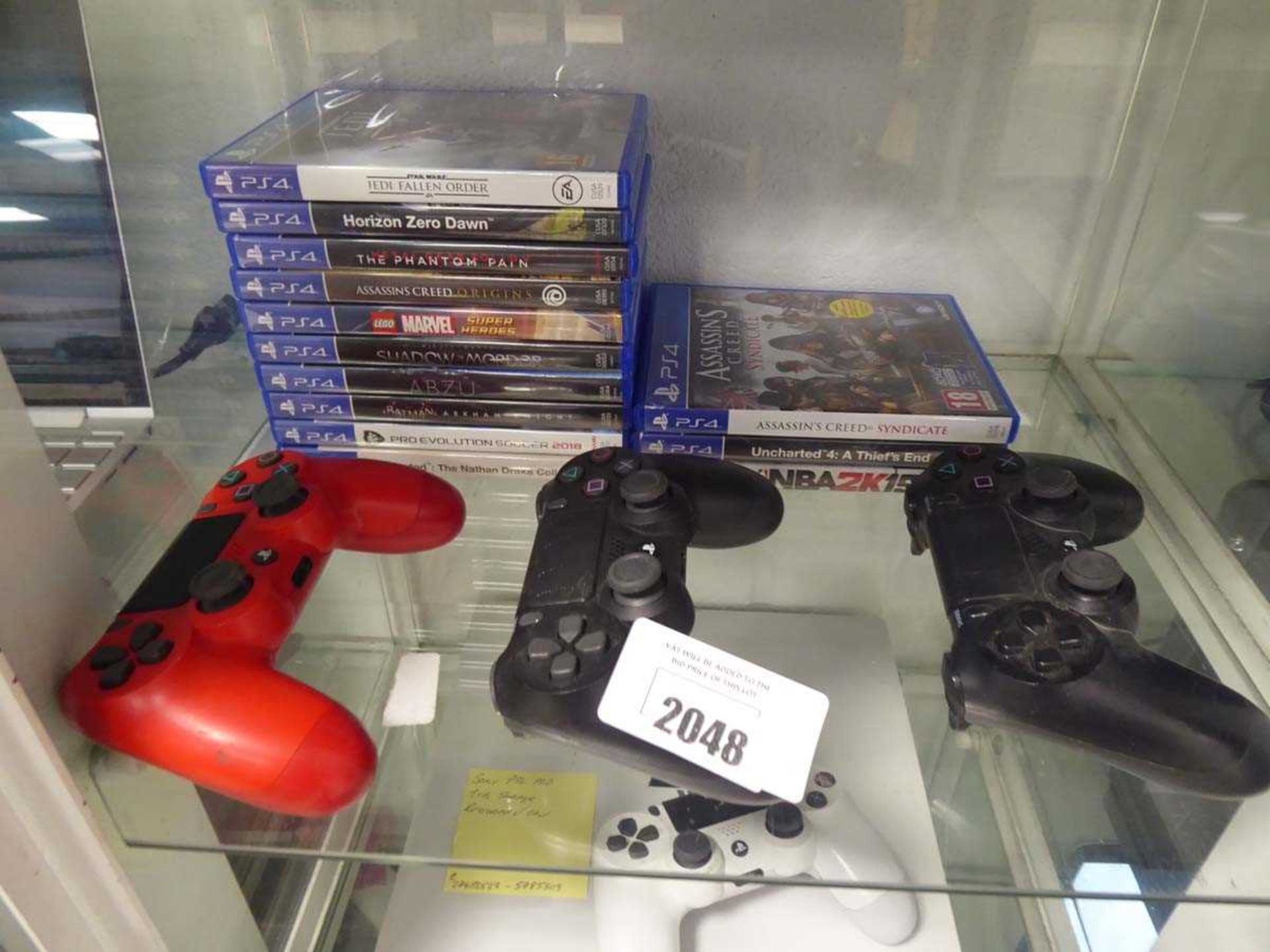 +VAT Selection of PS4 games and 3 controllers
