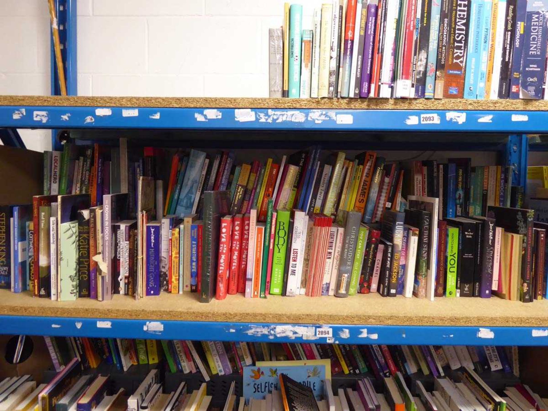 Wide selection of hardback and paperback books, various publishers etc.