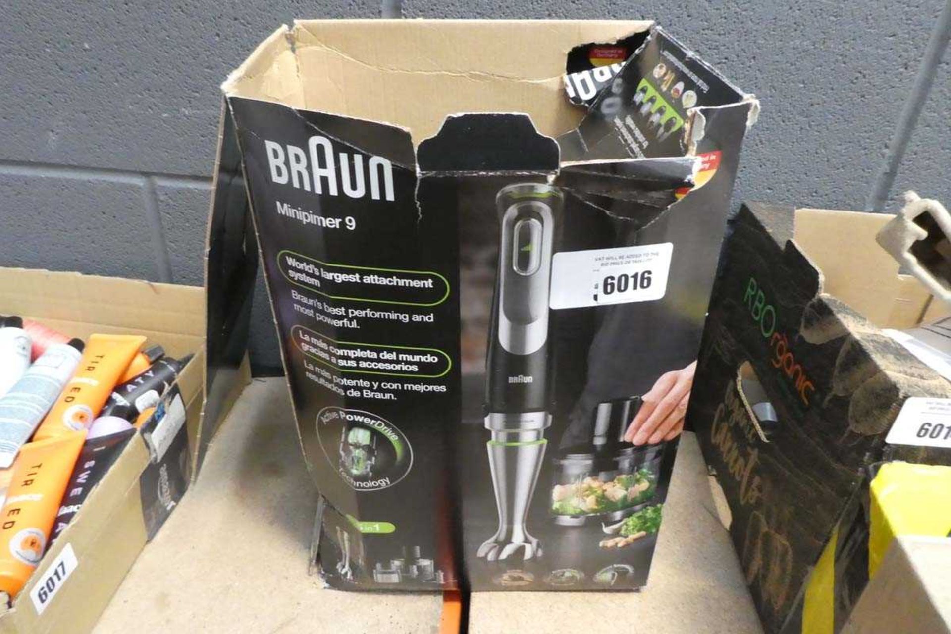 +VAT Braun Multi Quick 9 boxed hand blender