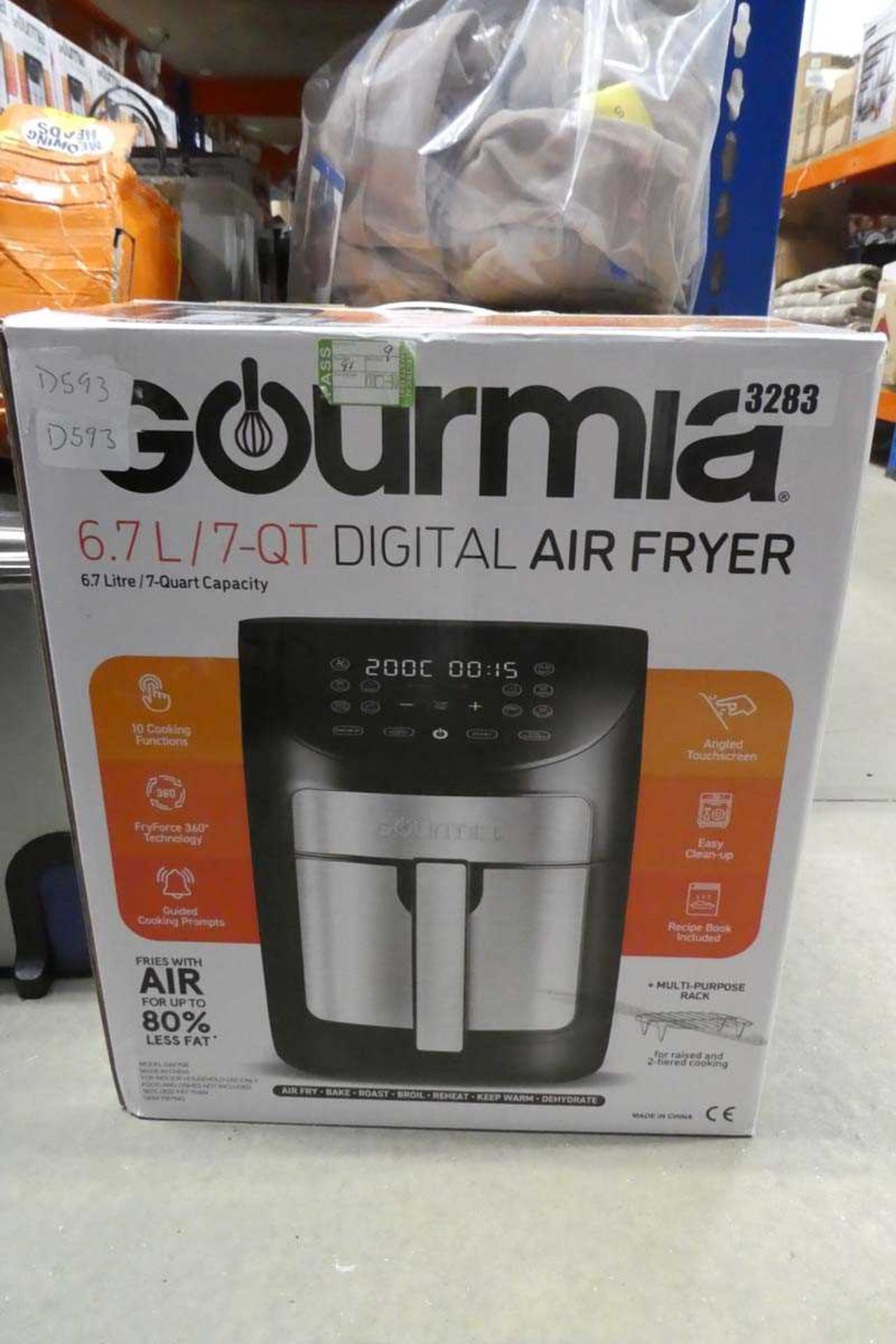 Gourmia 6.7 litre digital air fryer