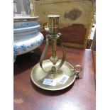 Brass gimble candlestick