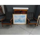 Pair of Parker Knoll style armchairs