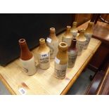 Qty of ginger beer bottles