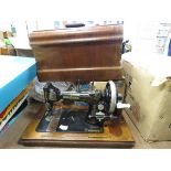 Cased sewing machine