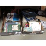 2 x boxes containing fly fishing titles