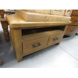 Oak TV stand