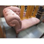 Pink fabric daybed