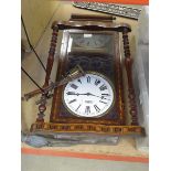 Vienna style wall clock