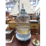 China and metal bird cage