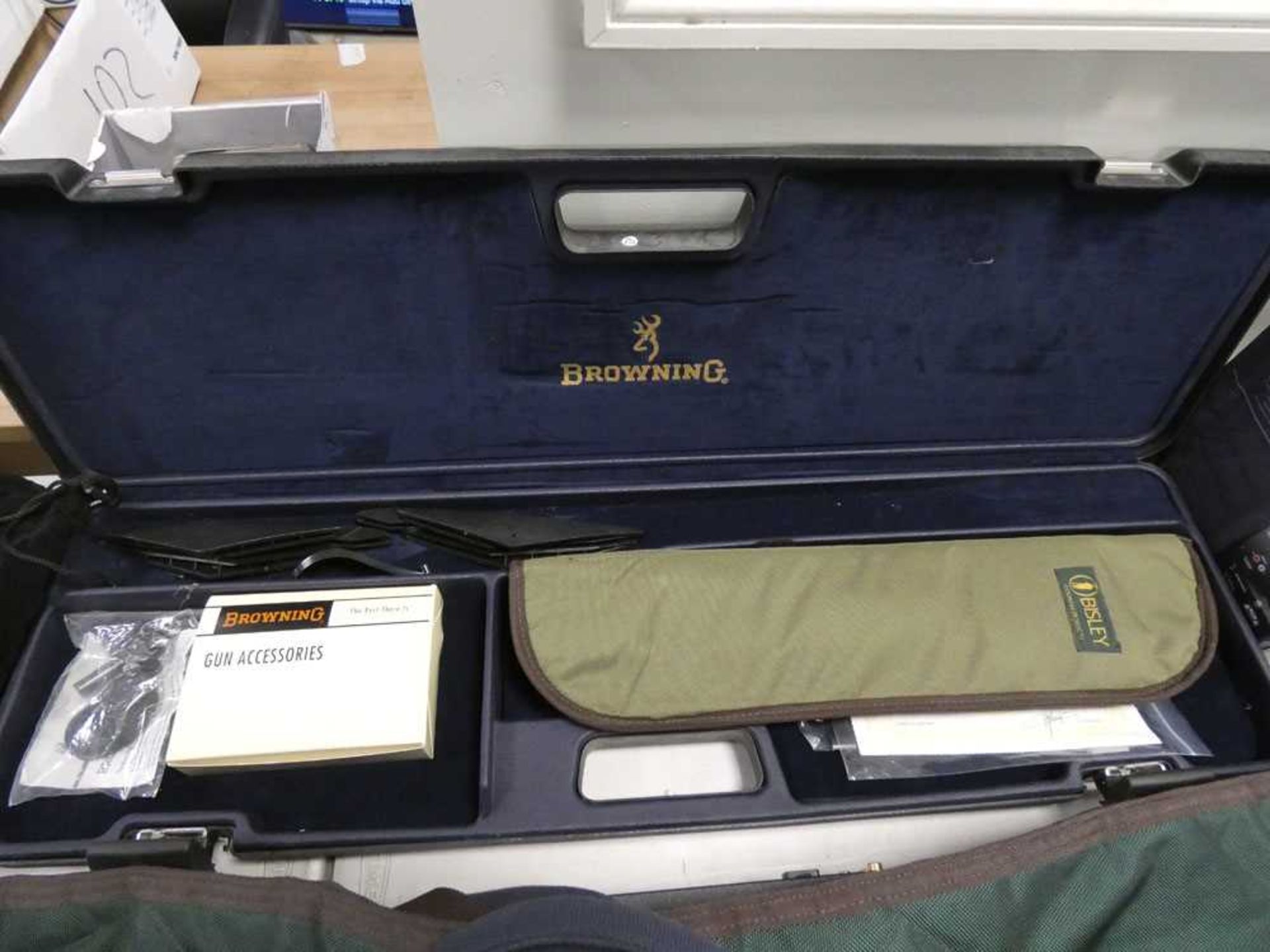 Two gun slip cases together with a hard case with combination lock - Image 2 of 3