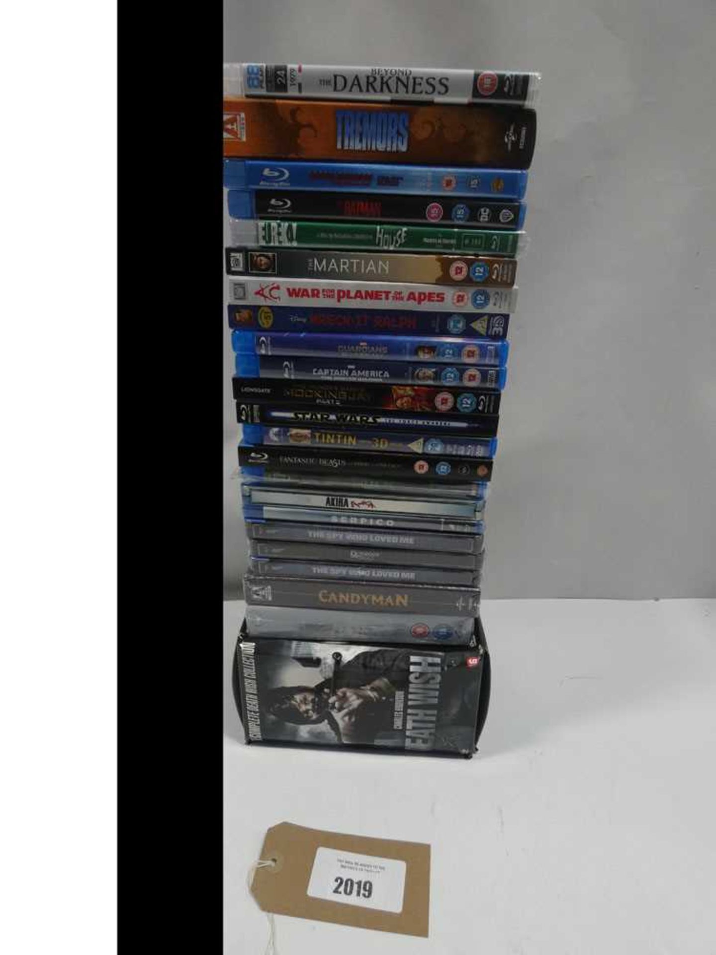 +VAT Quantity of Blu-Ray and DVD films / box sets