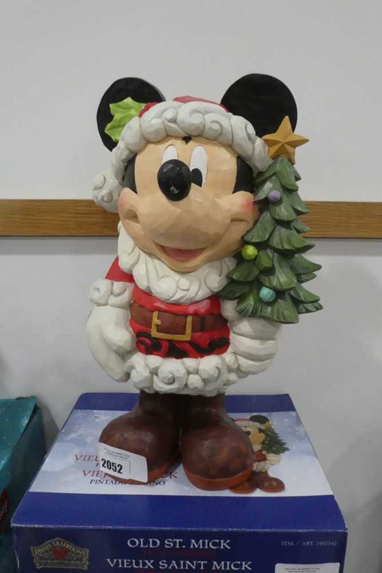 +VAT Disney hand painted Christmas Mickey Mouse (no box)