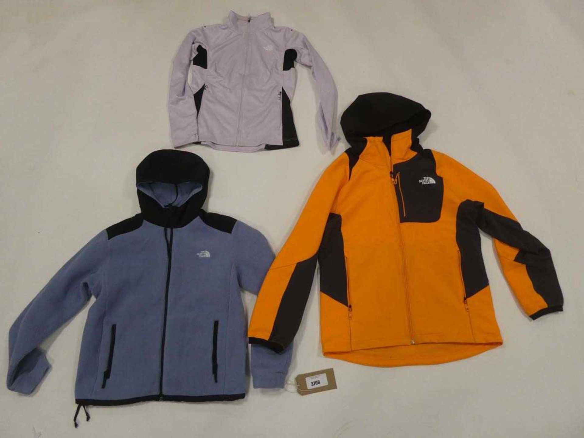 +VAT Selection of The North Face clothing in various styles