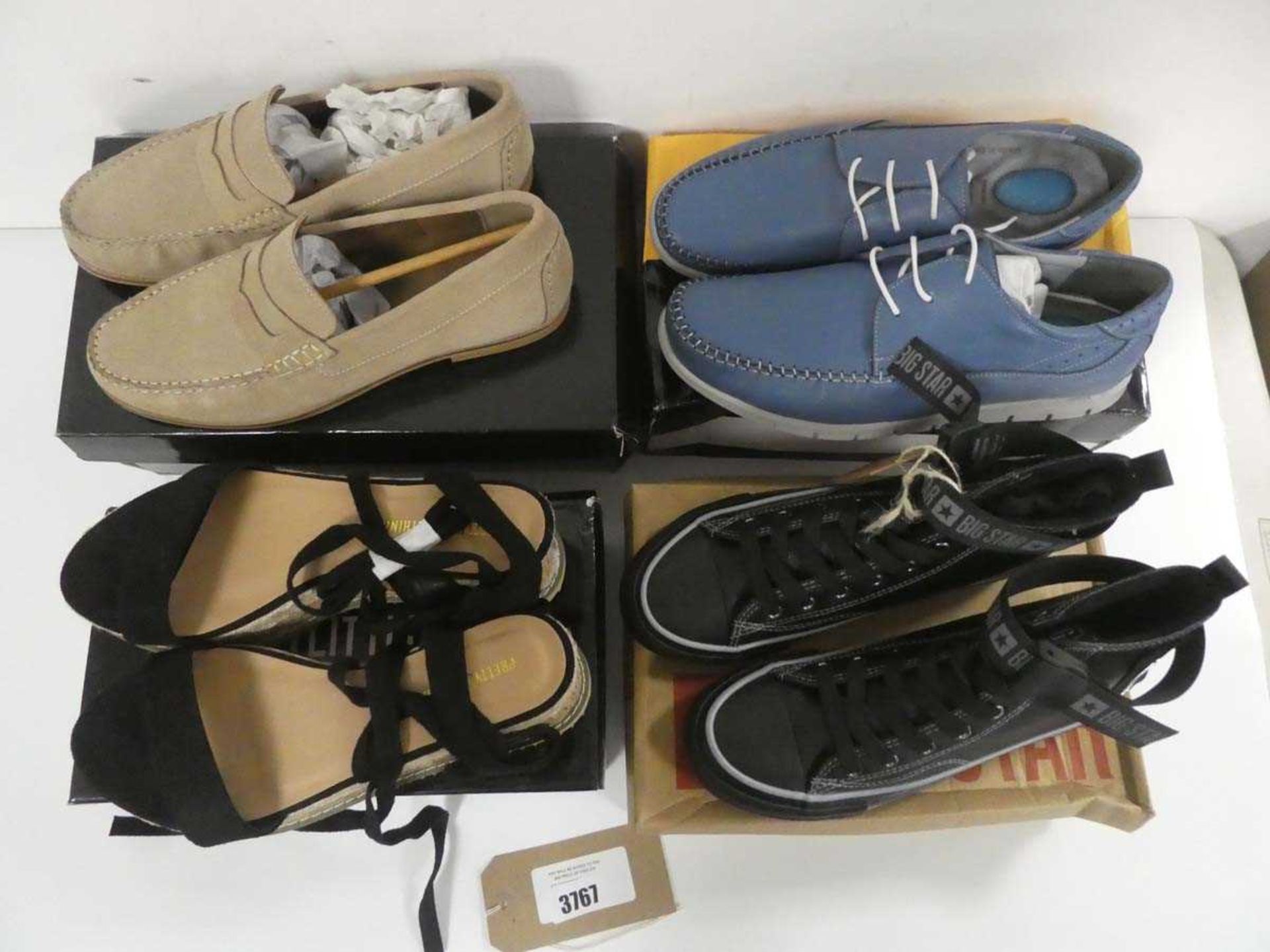 +VAT 4 x Boxed pairs of shoes in various styles to include Big Star, Lusco, Burtons and - Image 2 of 2