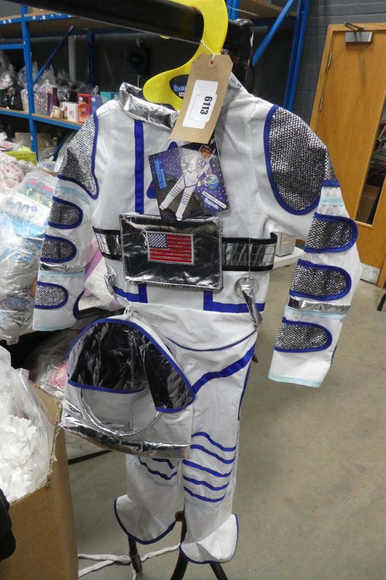 A Childrens Spaceman Dressing Up Outfit Aged 5-6