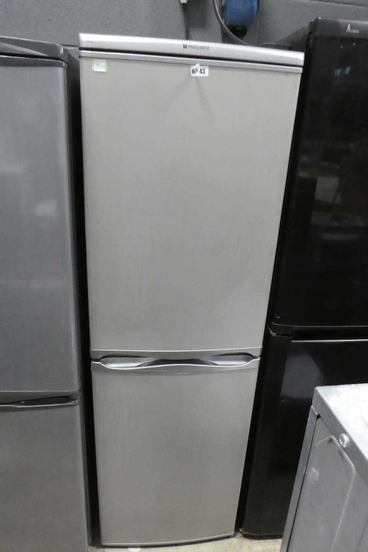 Silver Hotpoint fridge freezer