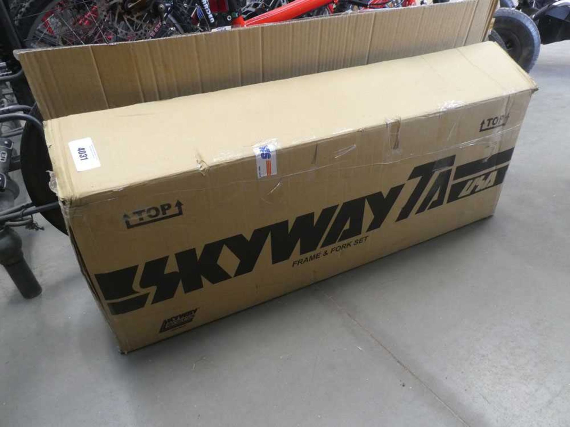 +VAT Box of Skyway frame and fork set for bike