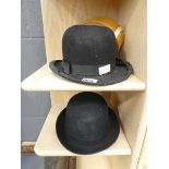 2 bowler hats