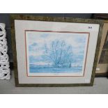 Ltd Edn. print by Cecil Thornton titled: 'Winter Solitude'