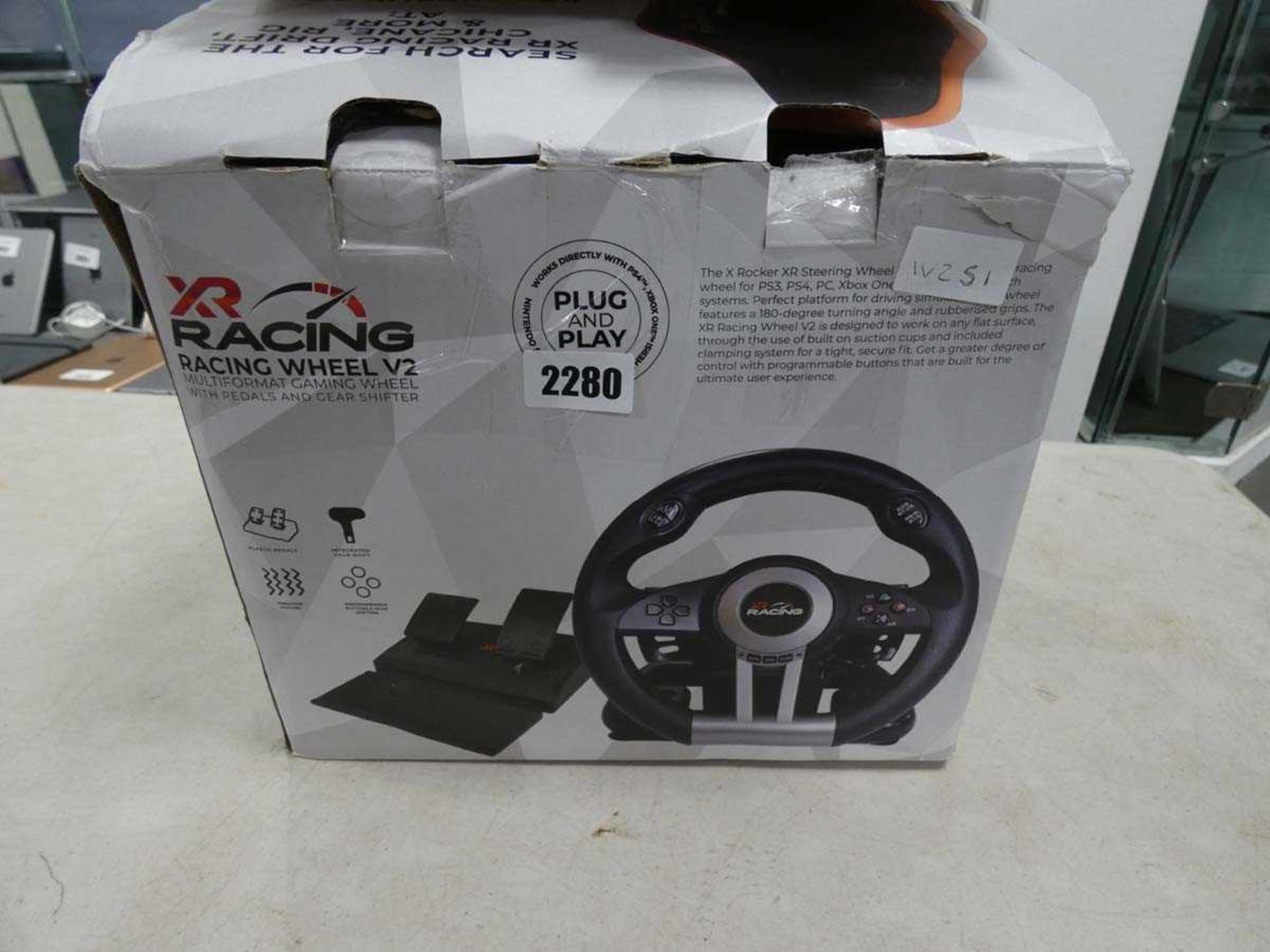 XR racing wheel set in box