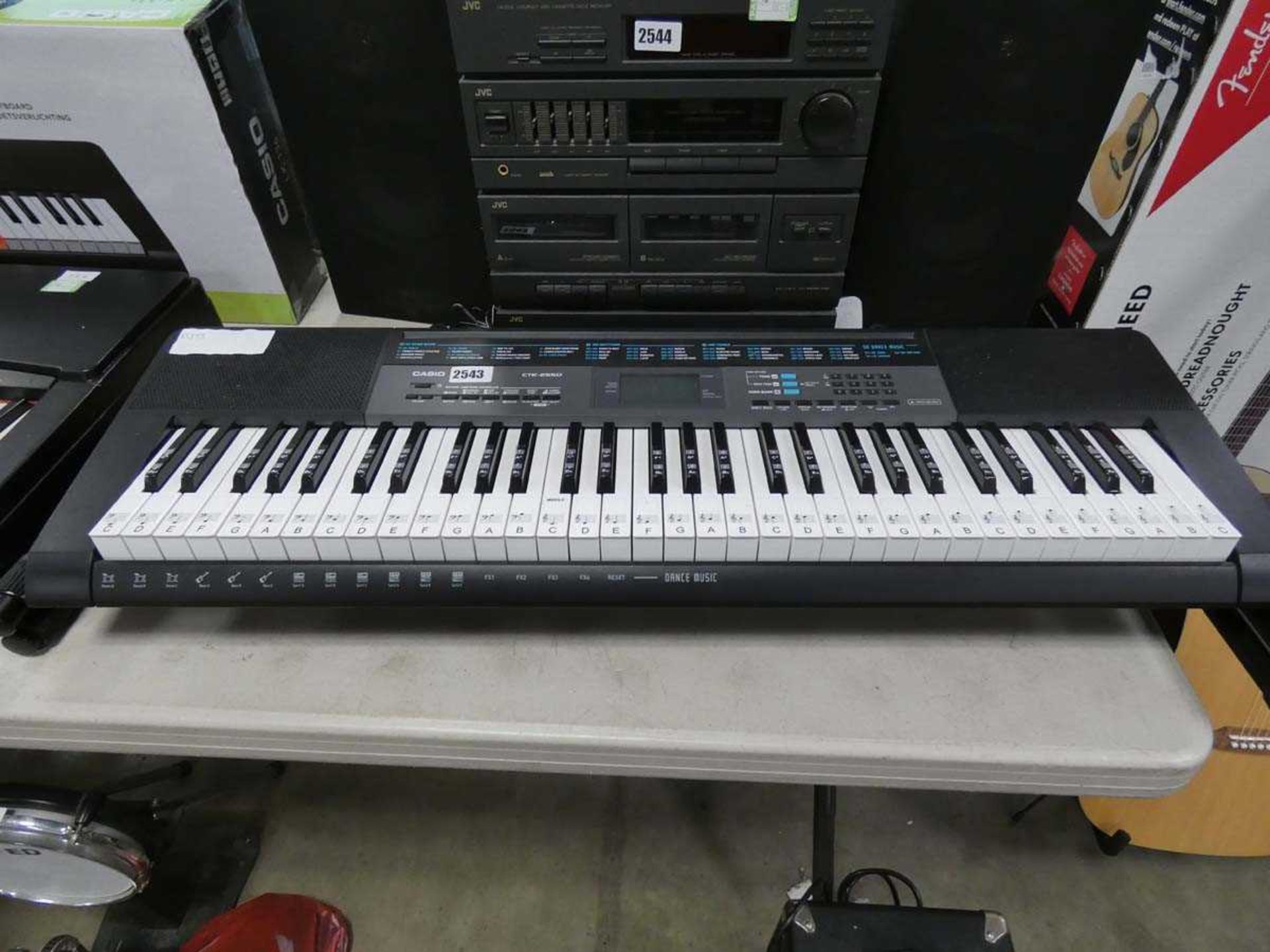 Casio CTK2550 keyboard with stand