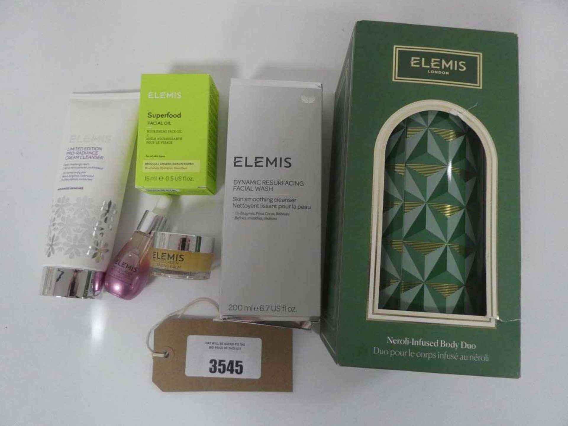 +VAT Selection of various Elemis cosmetics