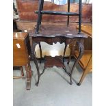 Edwardian 2 tier occasional table