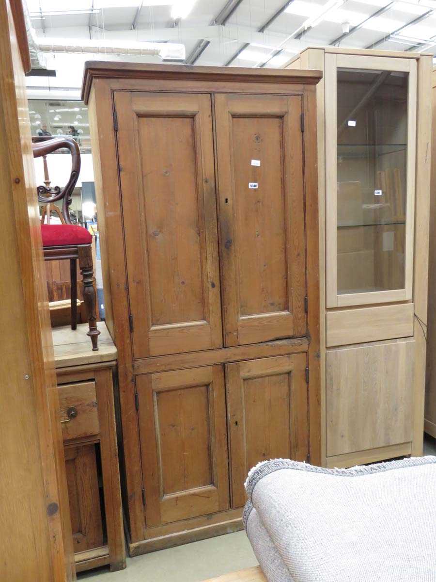 Pine 4 door cupboard