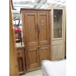 Pine 4 door cupboard