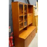 +VAT Glazed Teak wall unit