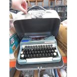 Cased Imperial travelling typewriter