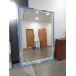 +VAT (3) Large rectangular mirror with cream painted frame