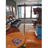 Brass telescopic floor lamp