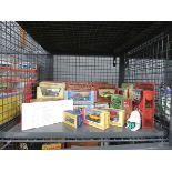 Cage containing Matchbox and Diecast cars