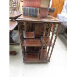 Reproduction swivel bookcase